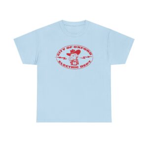 City of Oxford Electric Dept - Light Blue, L